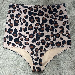 Kortni Jeane swim bottoms extended high waist